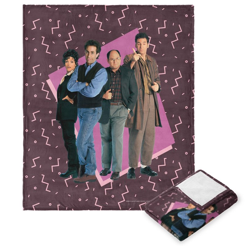 Northwest Seinfeld Silk Touch Throw Blanket, 50" x 60", The Gang