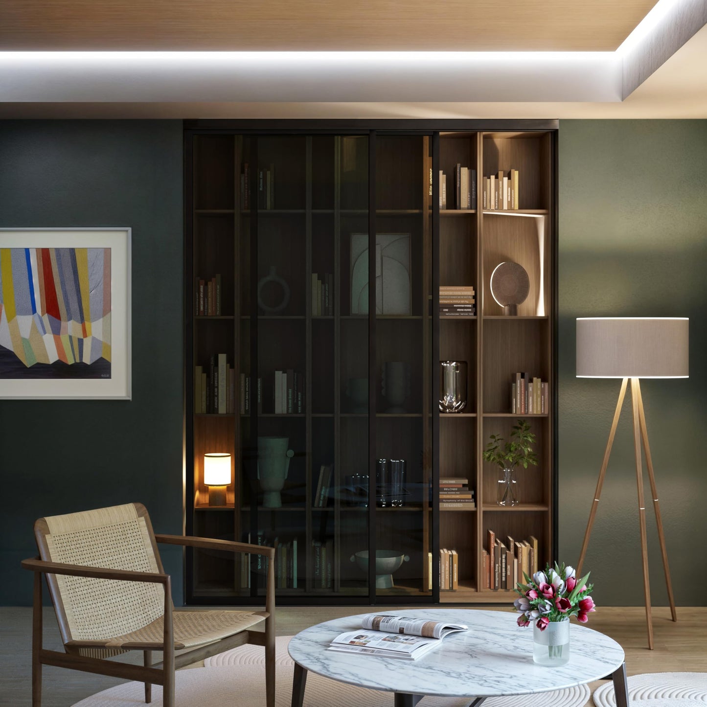 Doors55 Glass Room Divider and Sliding Glass Closet Doors - Lite Smoked Frosted Partition Wall - Wardrobe Closet Sliding Doors Lite Smoked Glass 48x96 inches