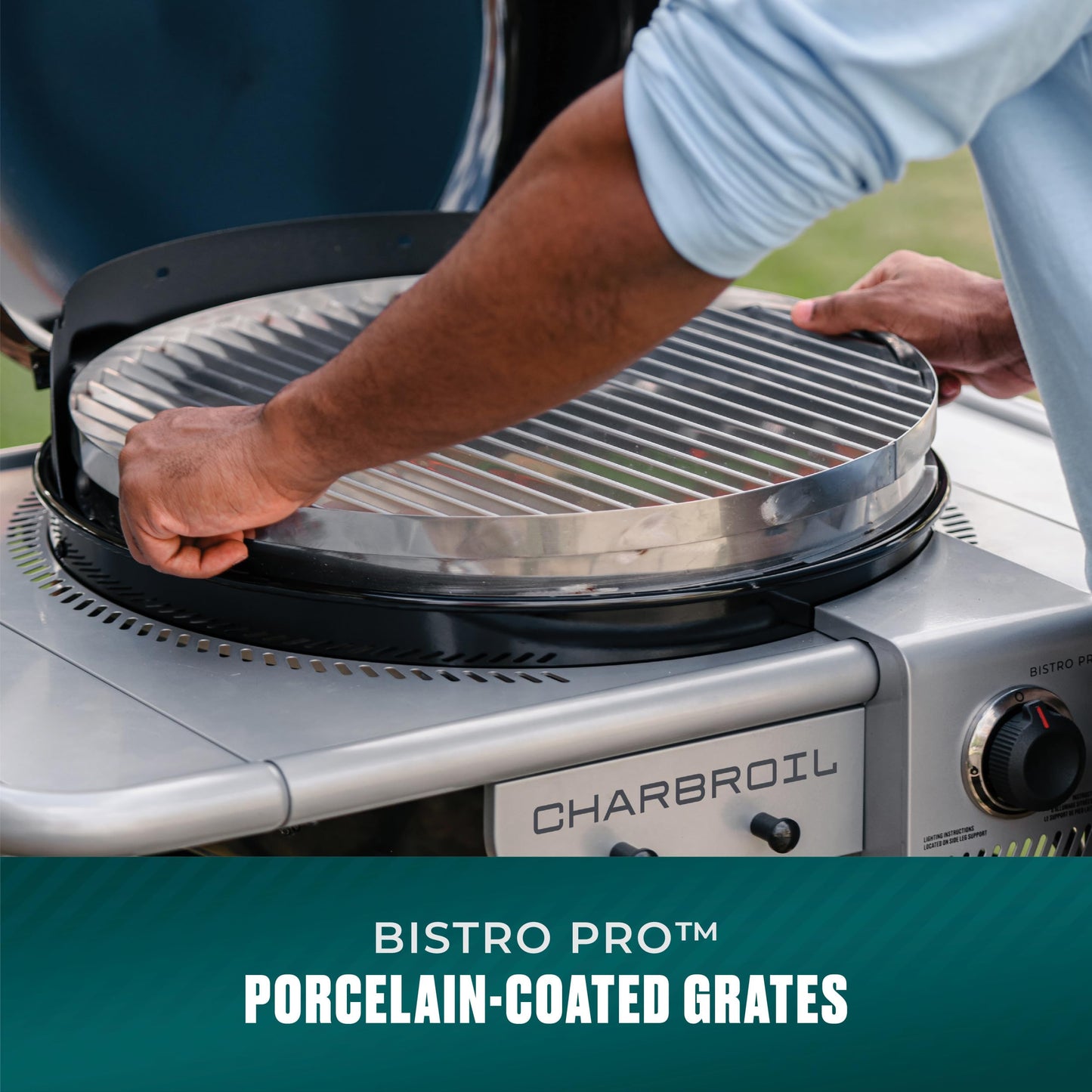 Charbroil Bistro Pro Gas Grill for Small Spaces and Patios, Black - 25302161