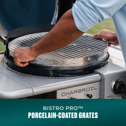 Charbroil Bistro Pro Gas Grill for Small Spaces and Patios, Black - 25302161