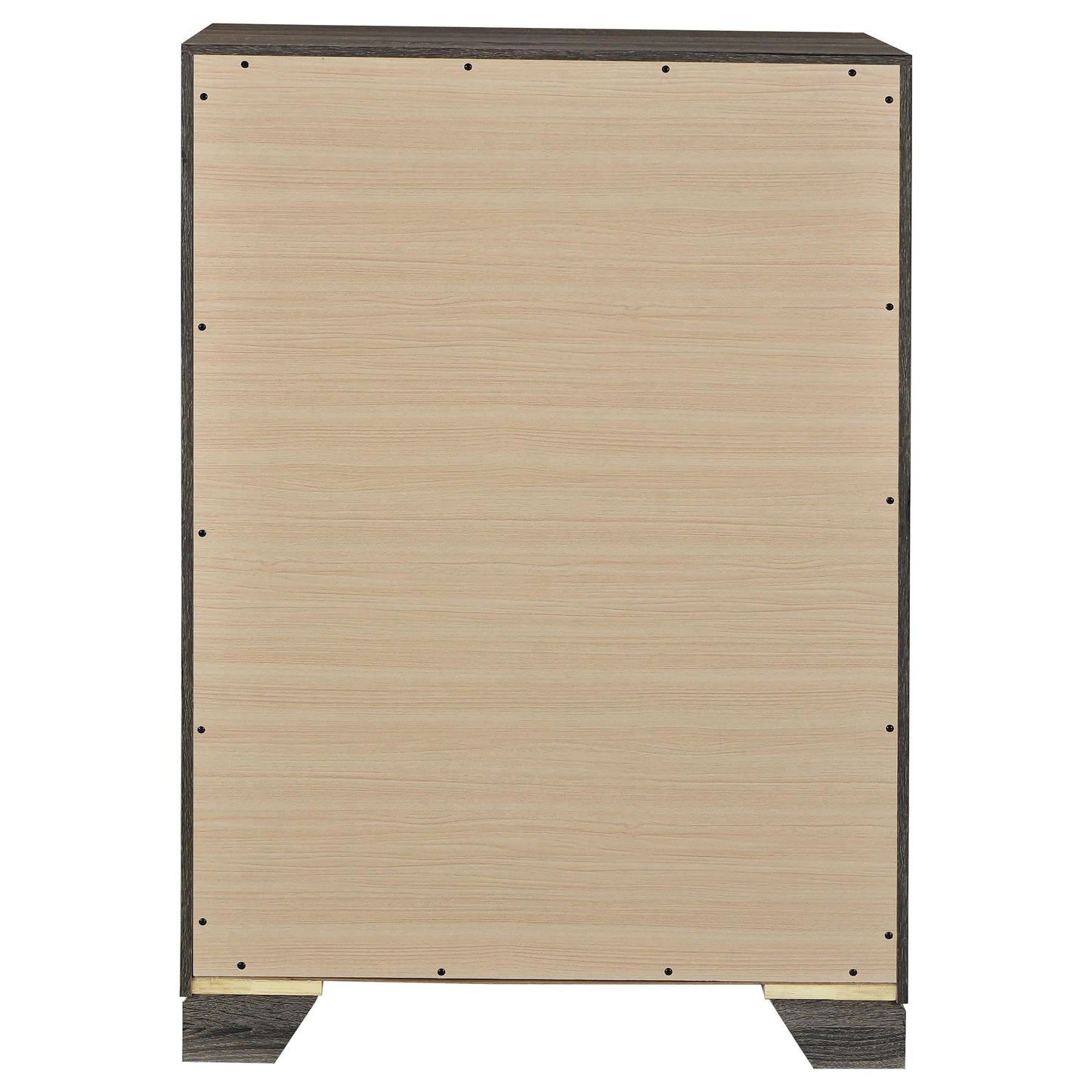 Coaster Home Furnishings - Wright - Wood - 4-Drawer Chest with Bar Handles, Mitered Trim and Laminate Surfaces - Transitional - Bedroom - Brown Oak - 223345