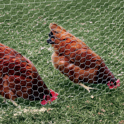 YARDGARD 308415B Fence, 50 Feet Galvanized Color