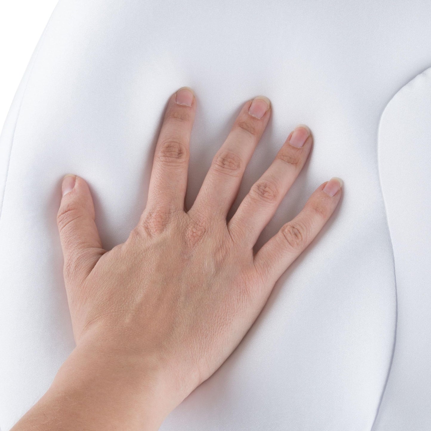 Remedy, White Microbead Pillow For Sleeping and Travel