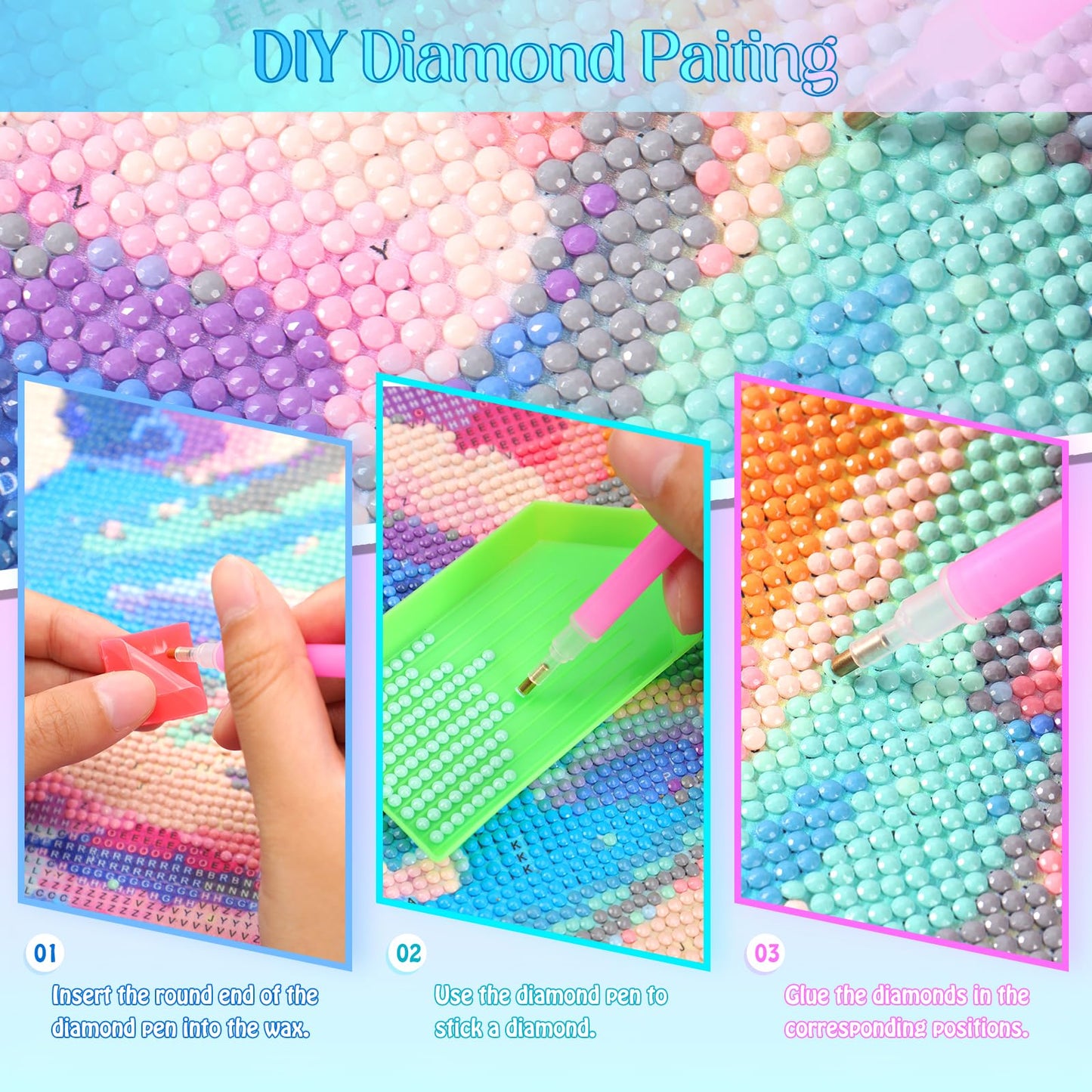 JXAVAXDE Diamond Painting Kits for Adults Jesus in The Forest with The Sheep Diamond Art Kits for 5D Jesus Gem Art Kits for Adult DIY Crafts Kits for Home Wall Decor Gifts 16x12 inch