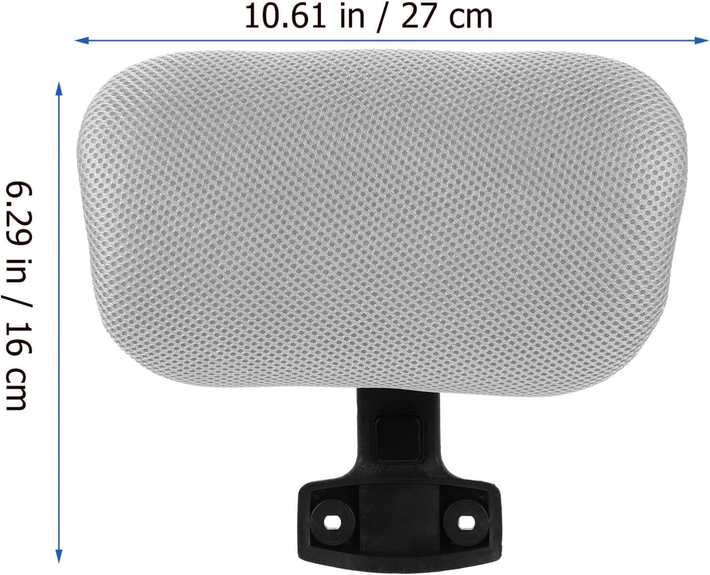 NUOBESTY Adjustable Mesh Headrest Attachment - Office Chair Neck Support Cushion for Universal Chairs
