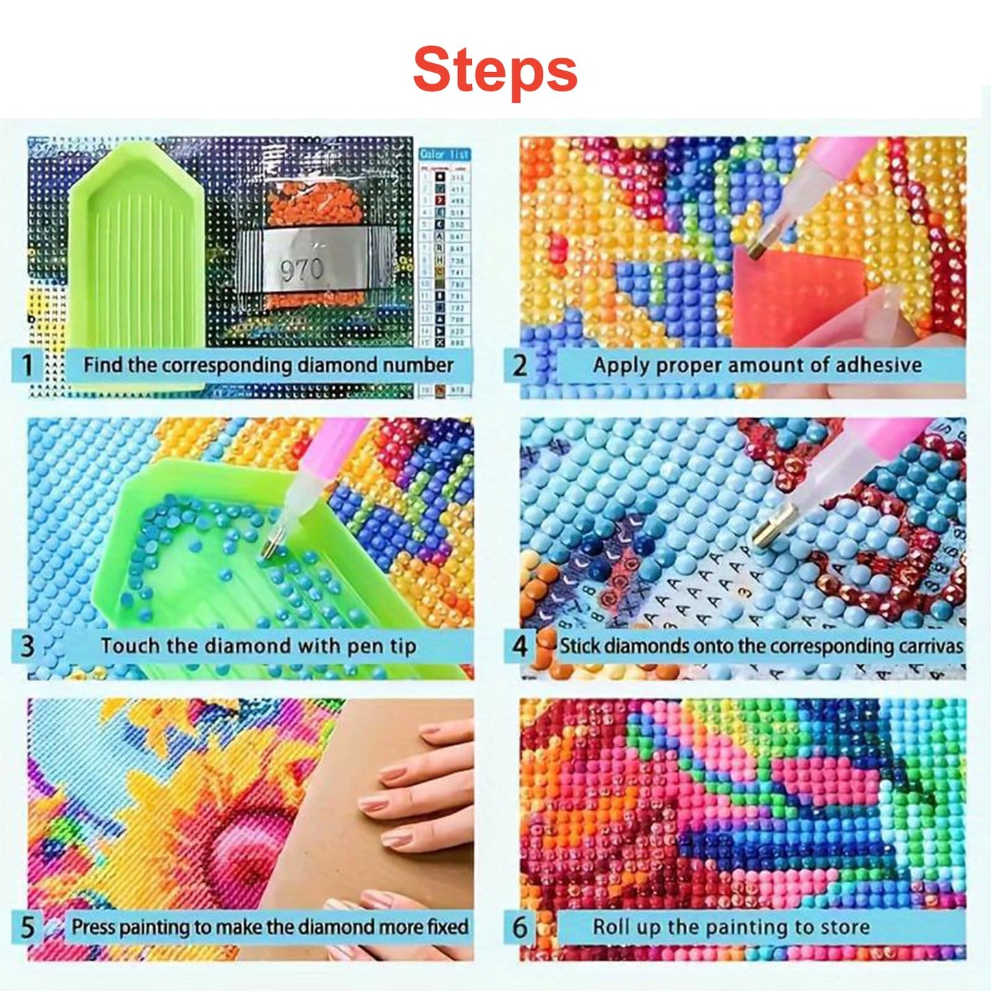Lvmuu Large Bird Diamond Art Kits for Adults, 5D DIY Flowers Full Round Drill Spring Diamonds Painting for Beginners Gem Art Paint By Number Art Crafts Home Wall Decor 16x16inches