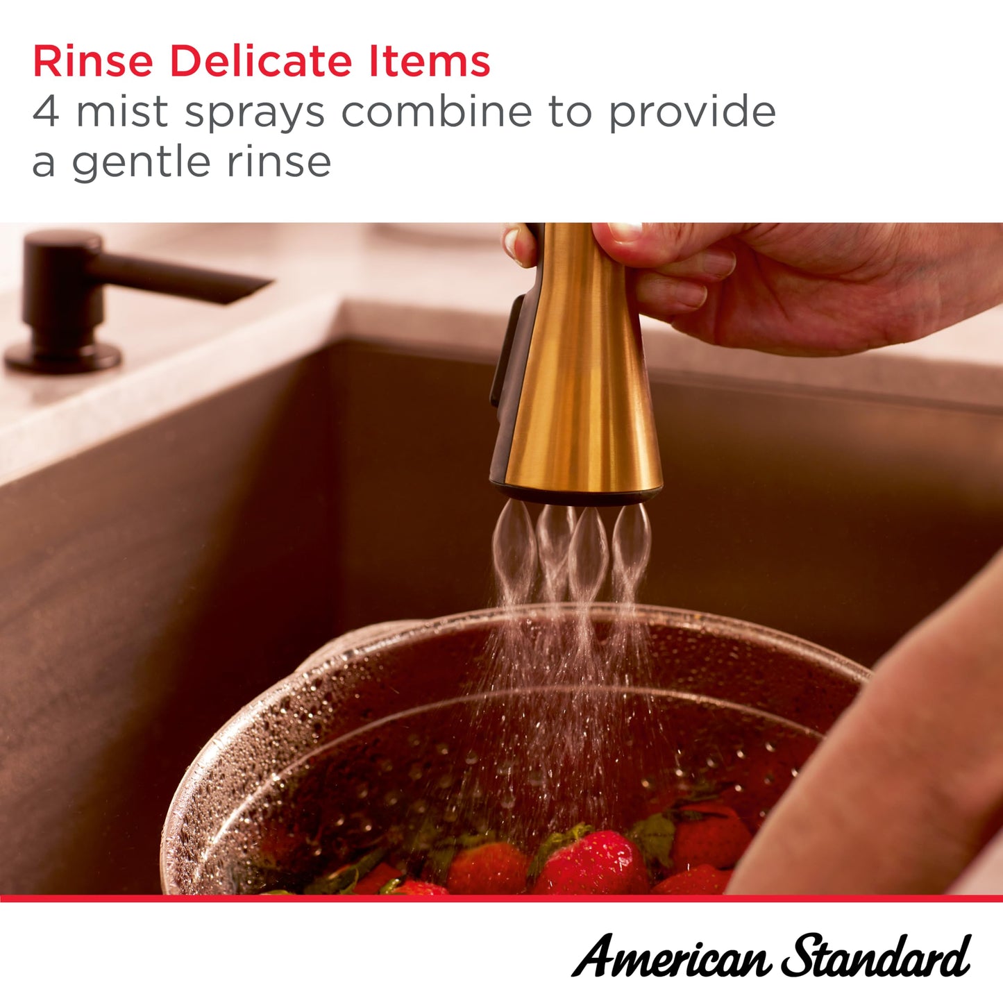 American Standard 104880DC00 Aspirations Touchless Pull-Down Kitchen Sink Faucet, 1.8 GPM, Stainless Steel