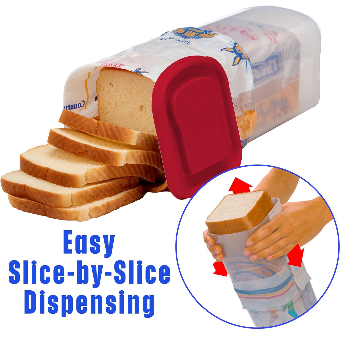 Buddeez Bread Buddy Bread Box – Keeps Loaves Fresh - Holds 1 Loaf of Sandwich Size Bread