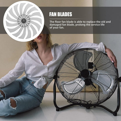 Floor Fan Blade Accessories, Table Fan Metal Blades, Plastic Fan Blades for Electric Fan Repair Parts