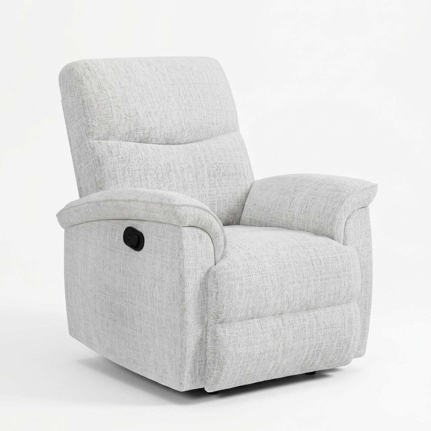 Garvee Swivel Rocker Recliner Chair, Nursery Rocker Recline Chair, Manual Chenille Reclining Armchair with 38.6" w Seat, 350 Lb Capacity, Oversized Single Sofa for Living Room Bedroom,Beige