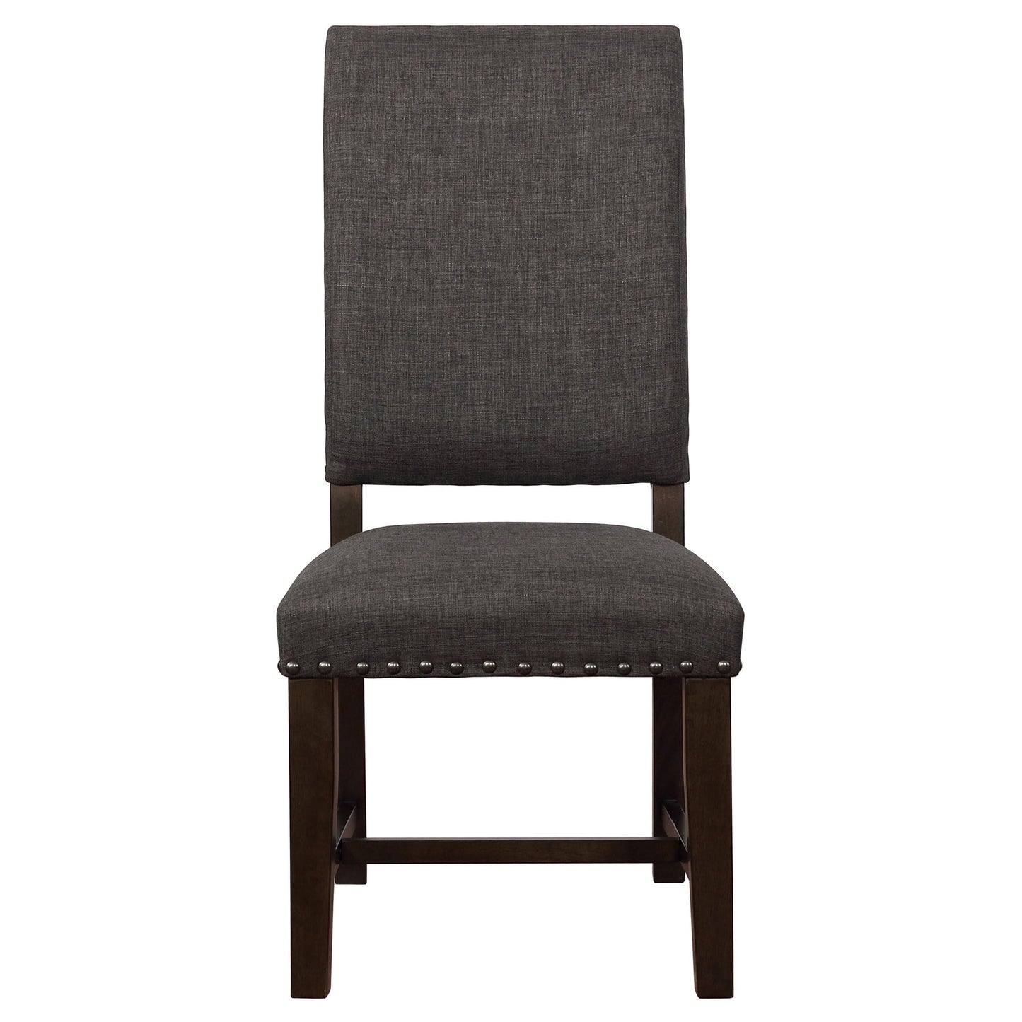 Coaster Home Furnishings Twain Upholstered Dining Side Chair Warm Grey 109142 (Set of 2)