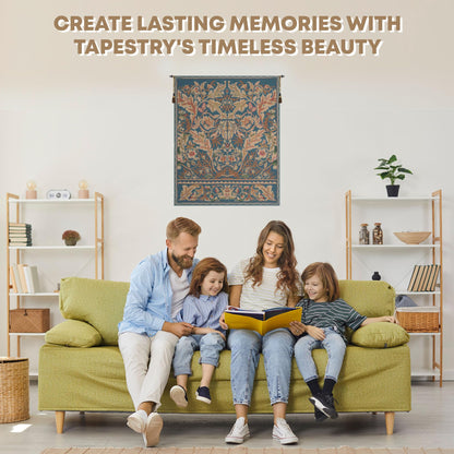 Charlotte Home Furnishings Inc – Acanthus III Belgian Medium Tapestry Wall Hanging | Nature-Inspired Wall Decor | 33 in. x 40 in. | Cotton Blend Wall Art | Living Room Home Decor Accents