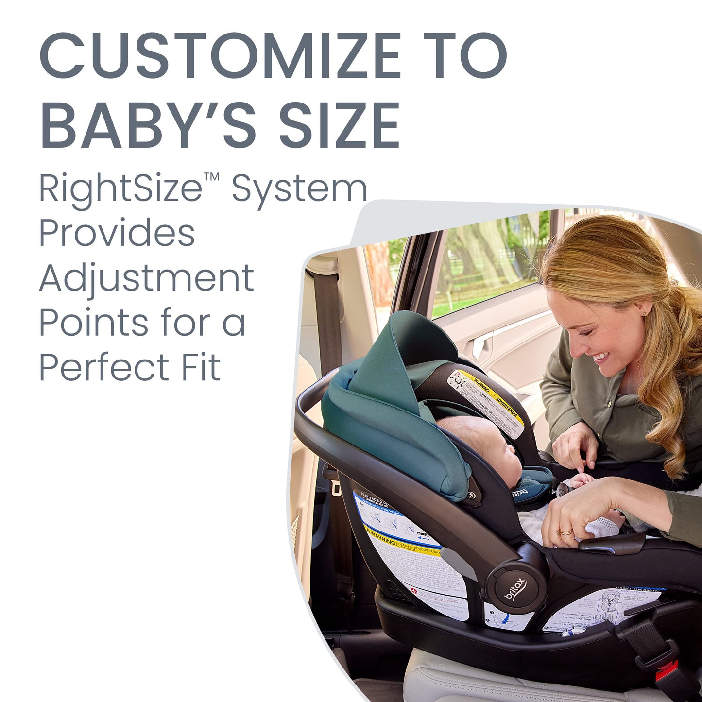 Britax Willow Brook S+ Travel System, Infant Car Seat Stroller Combo With Willow S Infant Car Seat, Alpine Base, and Brook+ Stroller; ClickTight Technology, SafeWash Insert and Cover — Jade Onyx