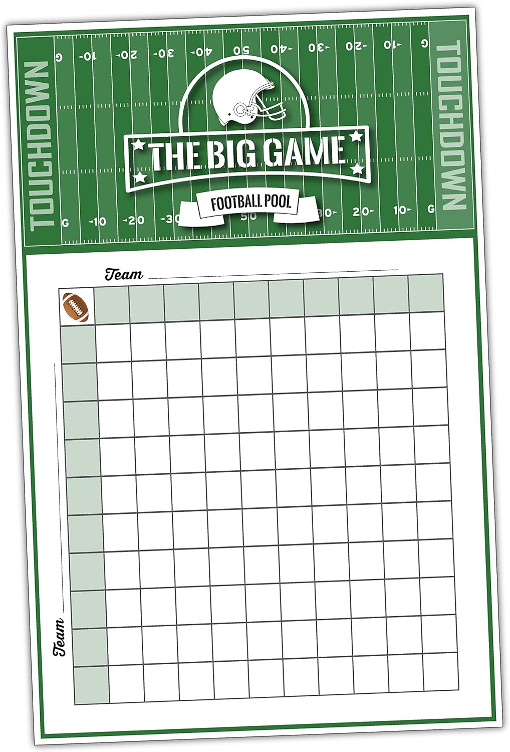 2026 1 (11x17 inch) Katie Doodle - Superbowl Party Decorations - (Made in the USA) - Essential Super-Bowl Party