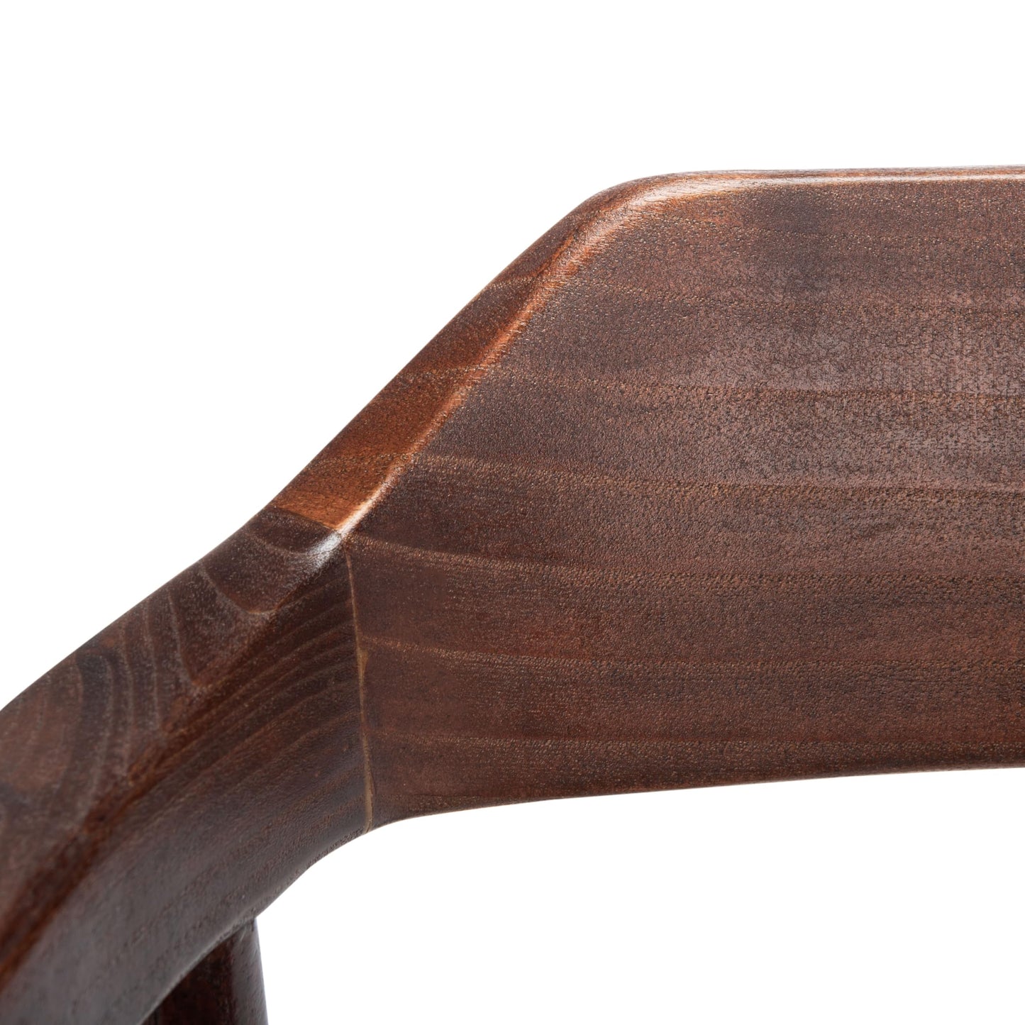 SAFAVIEH Home Collection Munro Walnut Sungkai Wood/Cognac Leather Woven Accent Chair (Fully Assembled)