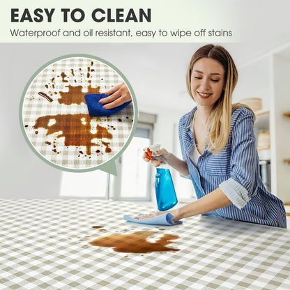 ALIUNI Drawer and Shelf Liner, Non-Slip Kitchen Cabinet Liners Non-Adhesive Thick Strong Grip Waterproof Washable Mats Protect Dresser Shelves Cupboard Bathroom Cabinets, Yellow Plaid, 12 in X 10 FT