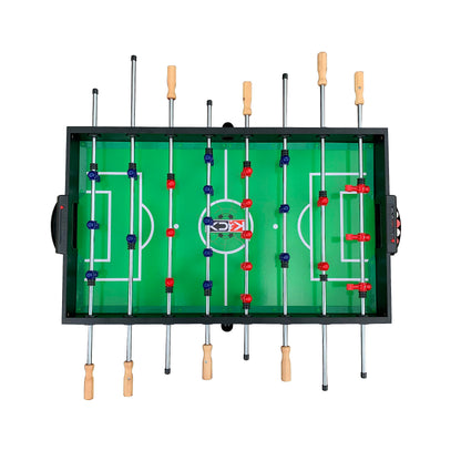 KICK Quatro 55" 4-in-1 Multi Game Table (Black) – Foosball, Billiards/Pool, Push Hockey & Ping Pong