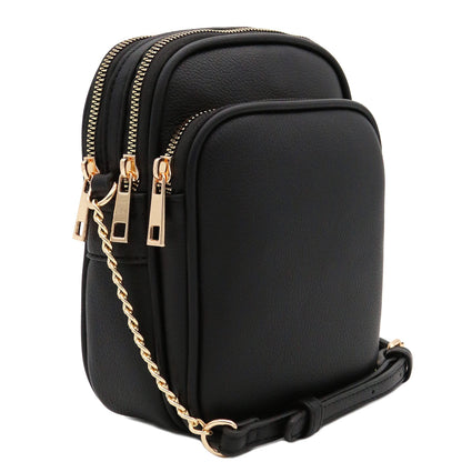 FashionPuzzle Multi Pocket Casual Crossbody Bag