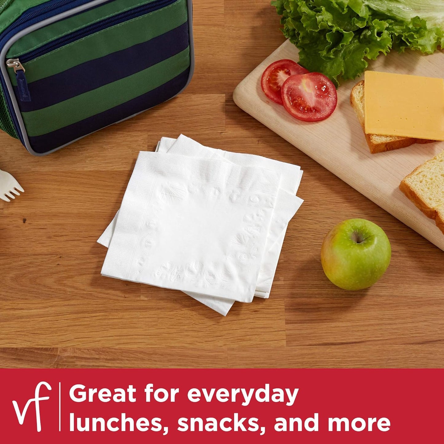 Vanity Fair Everyday Paper Napkins - Soft & Smooth Disposable Napkins | 200 Count for Daily Use