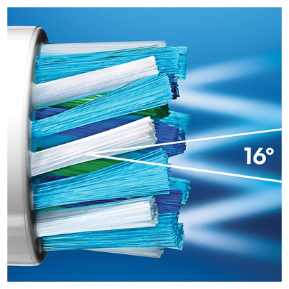 Oral B Cross Action Electric Toothbrush Replacement Brush Heads Refill, 4Count
