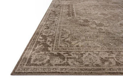 Loloi Magnolia Home by Joanna Gaines Mona Collection MOA-01 Cocoa/Stone 2'-6" x 8'-0" Runner Rug