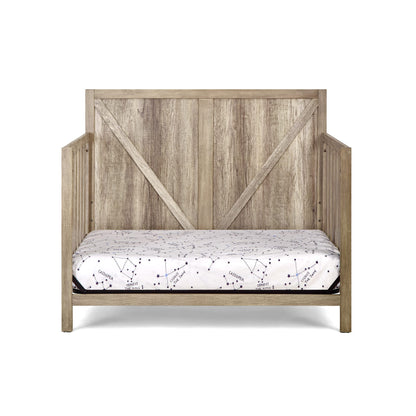 Suite Bebe Barnside 4-in-1 Convertible Baby Crib in Vintage Chestnut