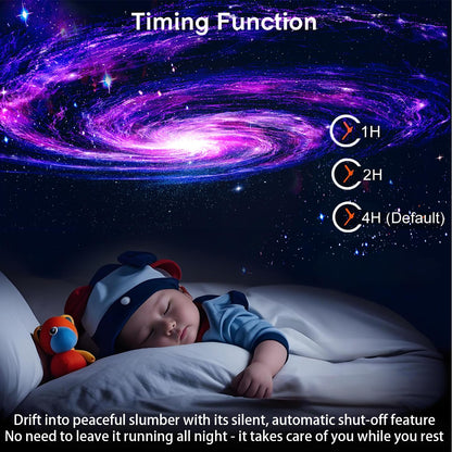 Galaxy Projector, 13 in 1 Planetarium Star Projector Realistic Starry Sky Night Light with Solar System Constellation Moon for Kids Adults Bedroom Ceiling Home Theater Living Room Decor