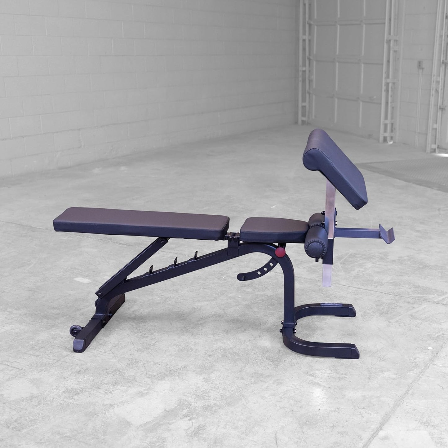 Body Solid (GFID31B) Adjustable Flat Incline Decline Bench for Weight Lifting, Heavy Duty Workout Commercial and Home Gym Equipment for Smith Machines, Power Racks and Multi- Press Racks