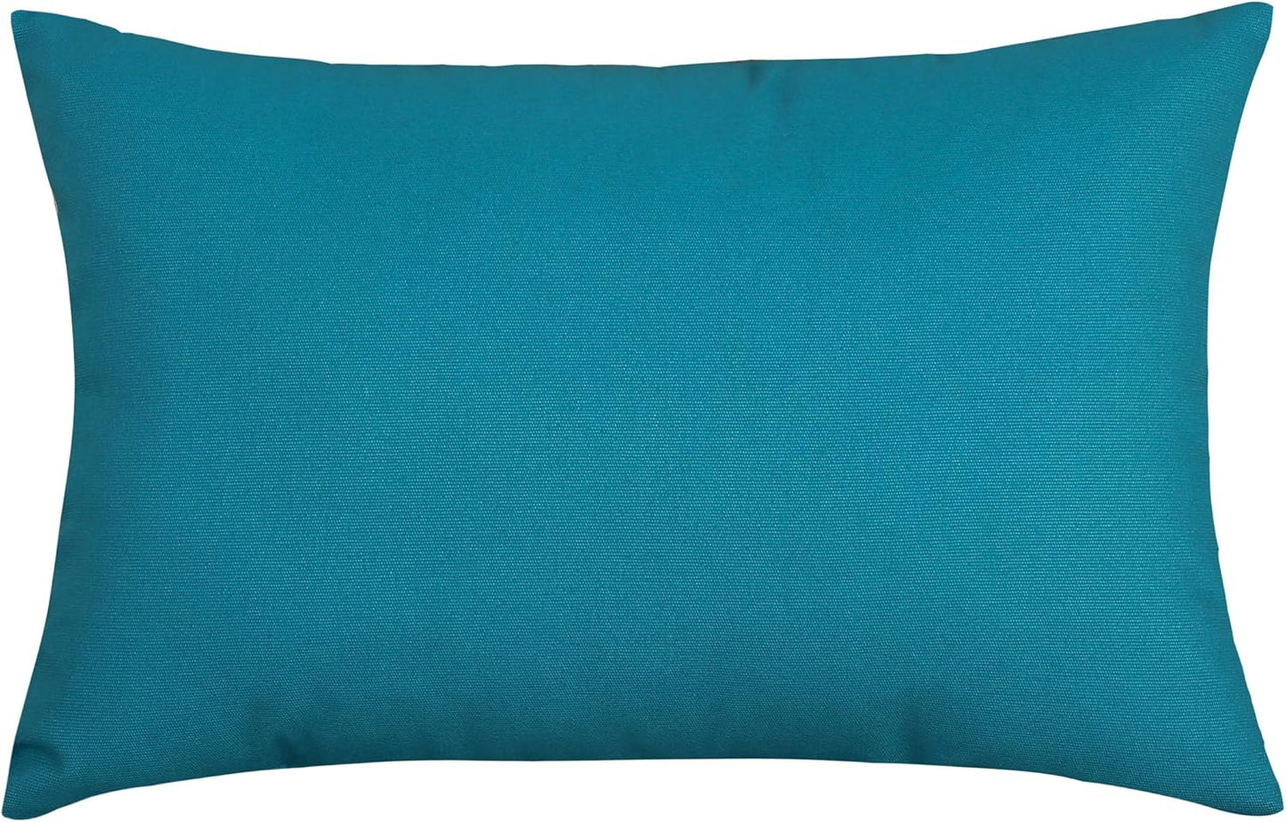 TangDepot Handmade Decorative Throw Pillow Covers, 100% Cotton Canvas, (12"x18", Blue Ashes)