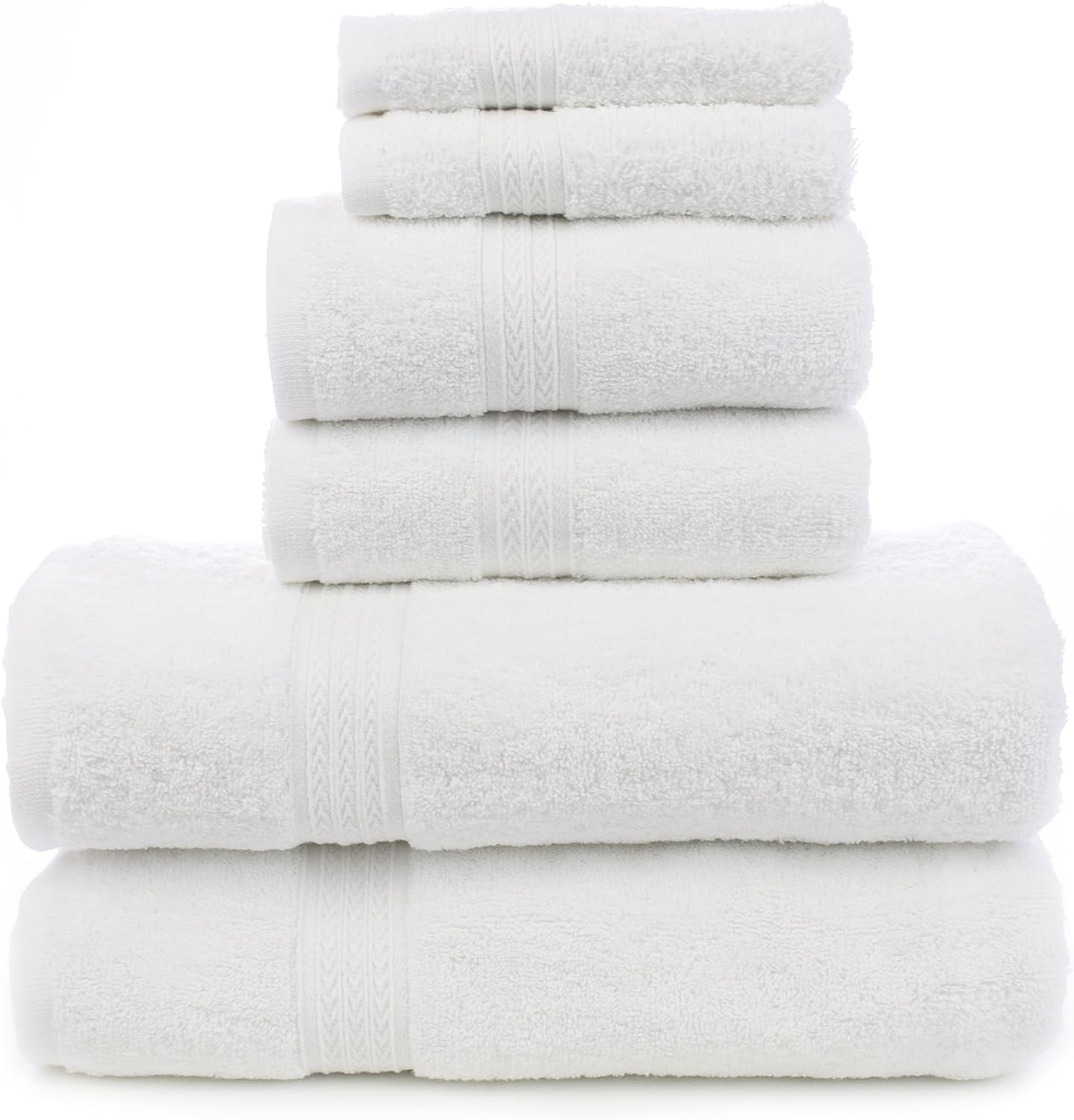Set, 2 2 2 Chakir Turkish Linens Soft Touch Linen Terry Cloth Towel Bath Towels, Hand Towels, Washcloths, White
