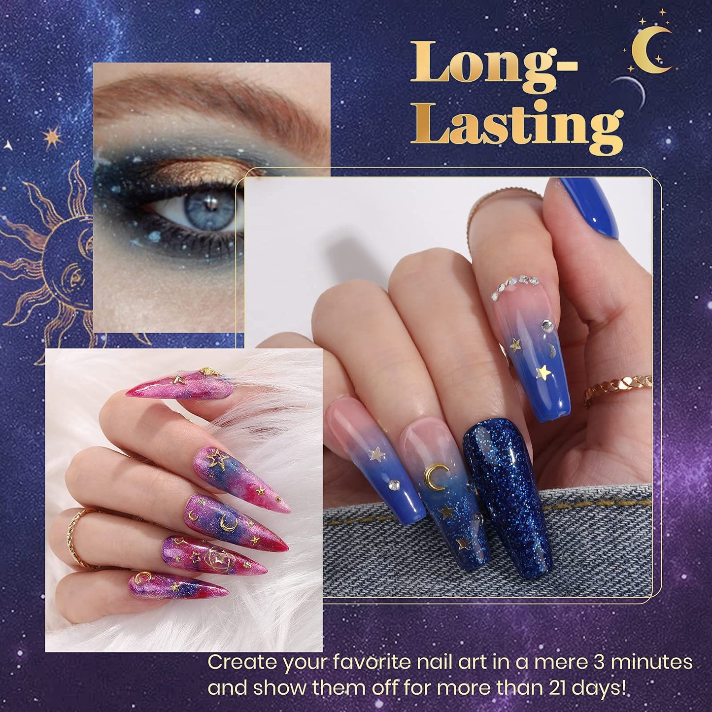 beetles Gel Polish Set - 23Pcs Macaroon Color Gel Nail Kit with Glossy Matte Top Coat Base Coat Yellow Pink White Purple Blue Glitter Bright Uv Nails Paradise Pastel Gel Halloween Gifts for Women