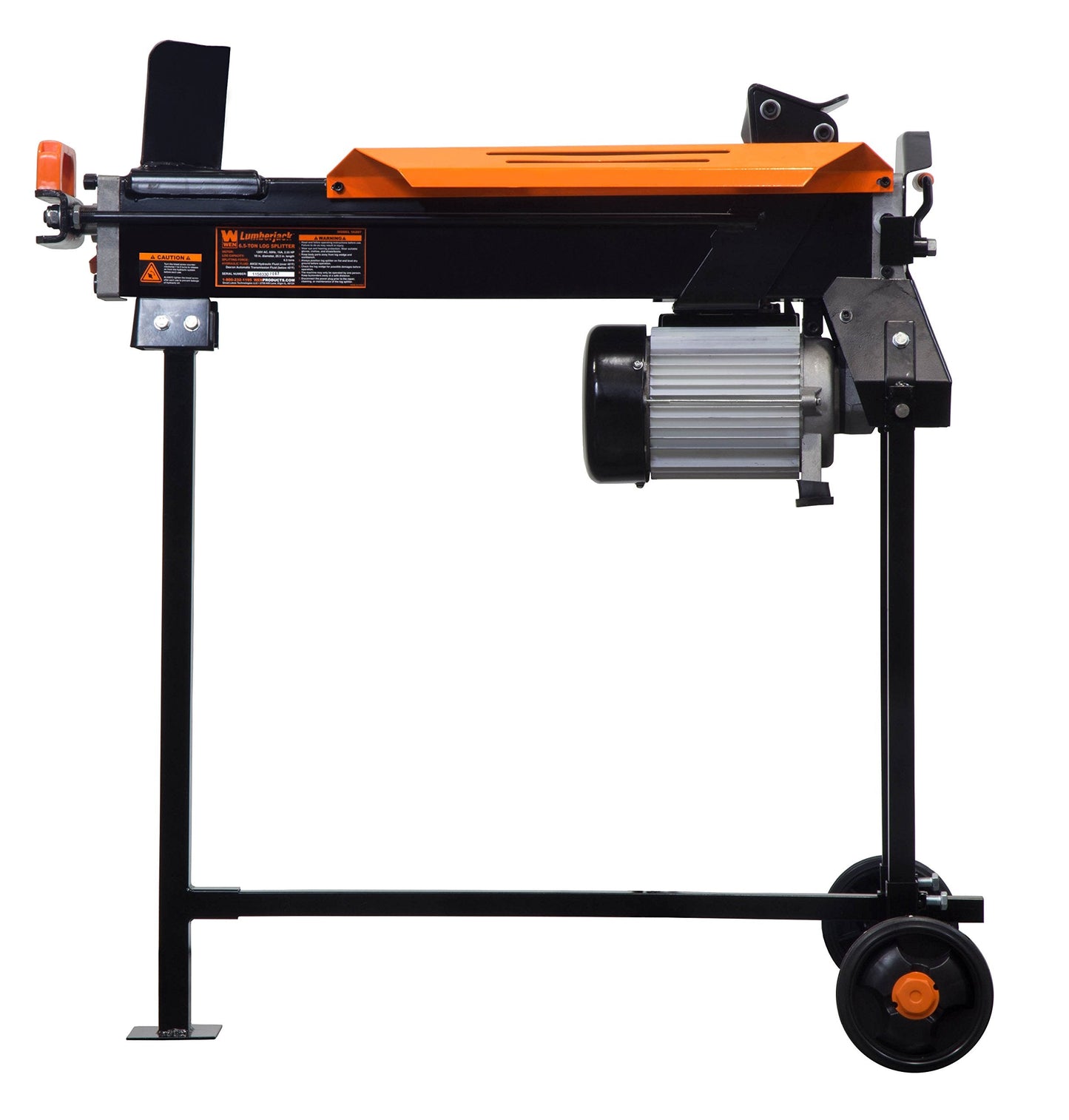 WEN Electric Log Splitter, 6.5-Ton Capacity with Portable Stand (56208)