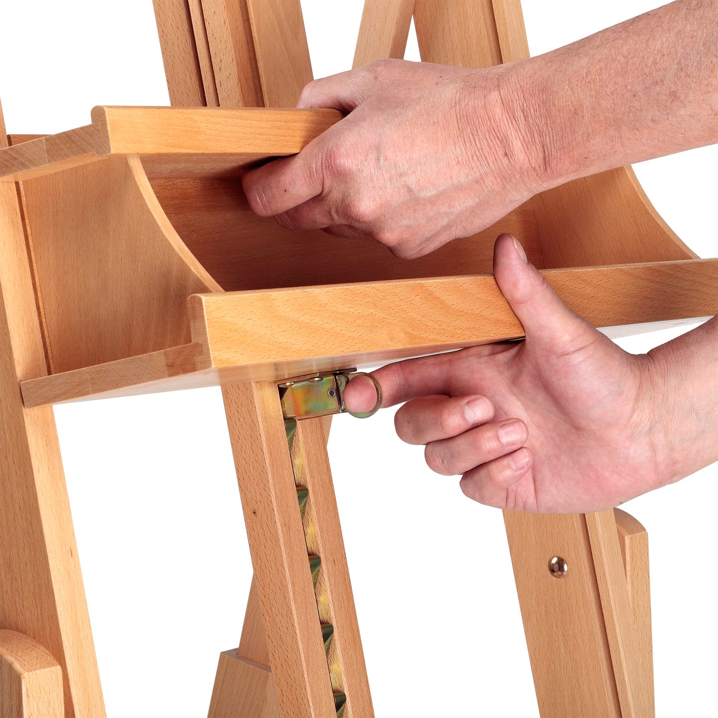 Creative Mark Savannah Studio Easel - Portable Lightweight Art Easel with Adjustable Angles with Wheels - Ideal for Artist, Perfect for Painting - Storage Drawer - Natural Finish - Ideal for Artist