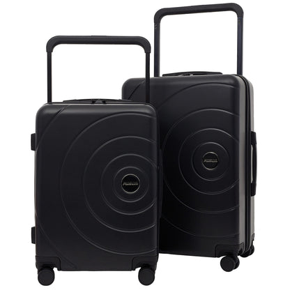 Travelers Club 2PC or 20" Odyssey Luggage Set, Black, 2PC Set