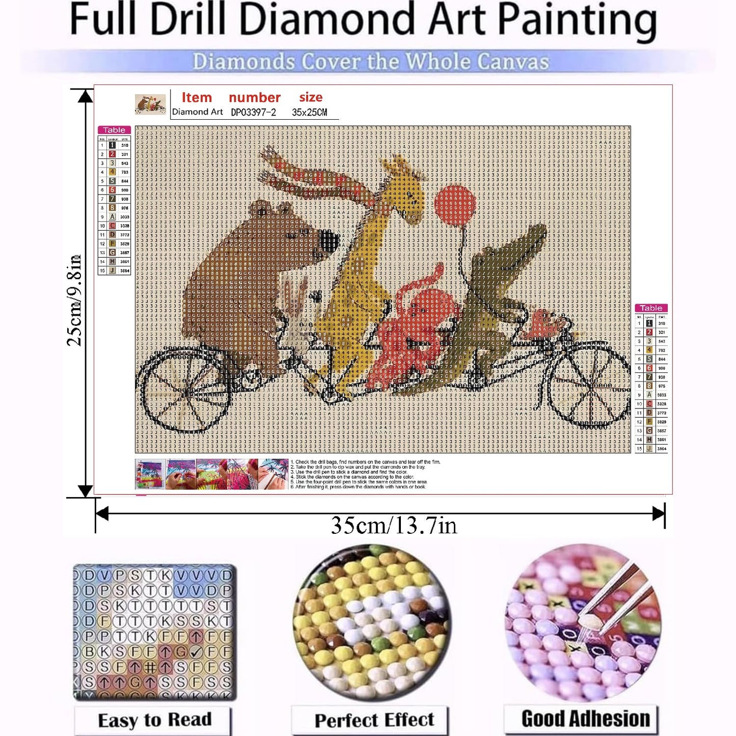 9 Pack Animal Diamond Art Kits for Adults and Kids, Room Decor 5D DIY Diamond Painting Kits for Beginner, Diamond Dots Full Drill Crafts for Gem Art Decor for Women's Hobbies 10x14in