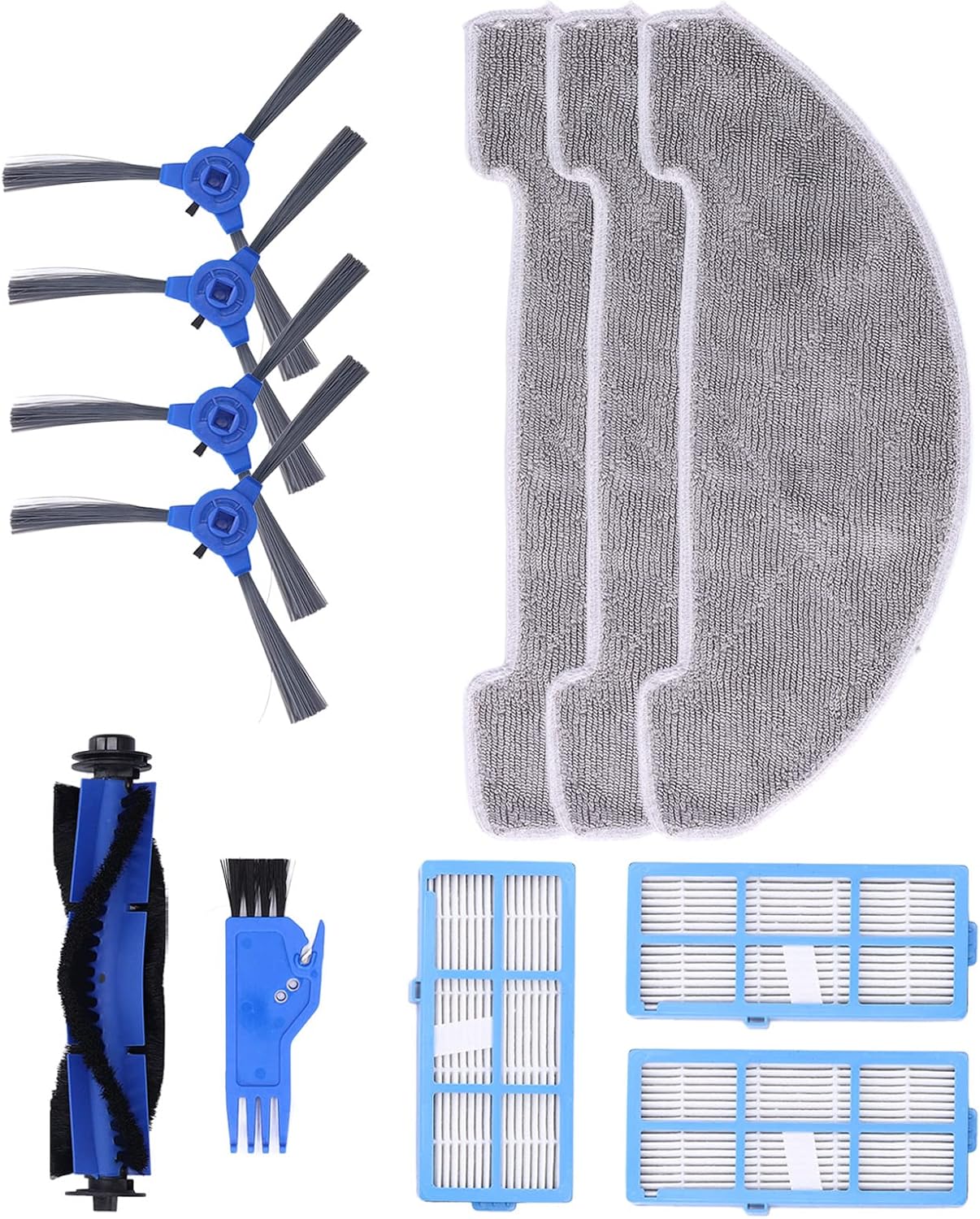 Robotic Vacuum Cleaner Replacement Filters, Compatible with Proscenic 850T Sweeping Robot