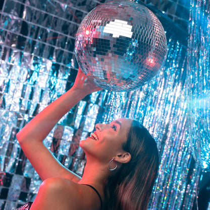 4500 Pcs 10x10 mm Self Adhesive Disco Mirror Tiles, Square Disco Mosaic Tiles, 4D Ball Disco Glass Stickers for Party Decoration, DIY Crafts & Art Collage