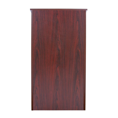 OEF Furnishings CoreEssential Series Commercial-Grade Floor-Standing Lectern (Mahogany)
