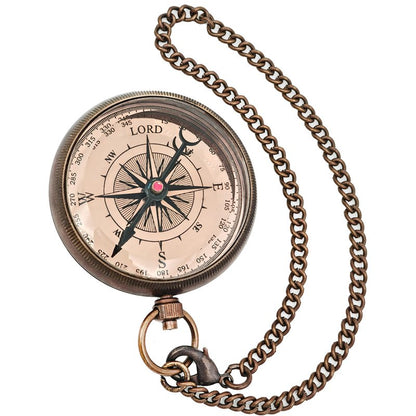 Trust in The Lord - Proverbs 3:5-6 Engraved Brass Pocket Compass, Communion Confirmation Gift, Baptism Gifts for Teen Boys, Best Christian Gifts for Men Kids, Religious God's Compass Easter Christmas
