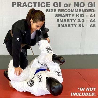 SMARTY 2.0/XL/Kid (Unfilled) Grappling Dummy for BJJ, Jiu-Jitsu, MMA, Wrestling, Martial Arts Practice, Self-Defense Training Dummies - 3 Sizes: 2.0, XL, or Kid (2.0 Standard Adult (5'7"))