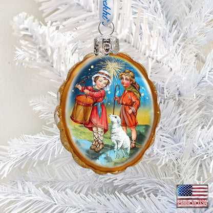 Drummer and Shepherd Boy Ornament