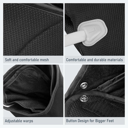 QUINEAR Leg Massager with Heat and Air Compression,Foot and Calf Massager for Circulation and Pain,Compression Boots with 3modes and 3 Intensities,Gift for Dad Mom