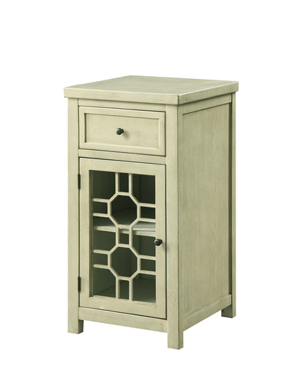 24/7 Shop at Home Bacliff Side Table, White