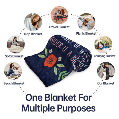 GiltGlimmer Friendship Gifts for Women, Best Friend Birthday Gifts for Women, Best Friend Blanket Gift, to My Bestie Throw Blanket for Christmas 80" x 60"