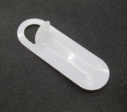 NAHANCO PB100 Plastic Piggy Back Connectors for Clothes Hangers, Natural (Pack of 100)