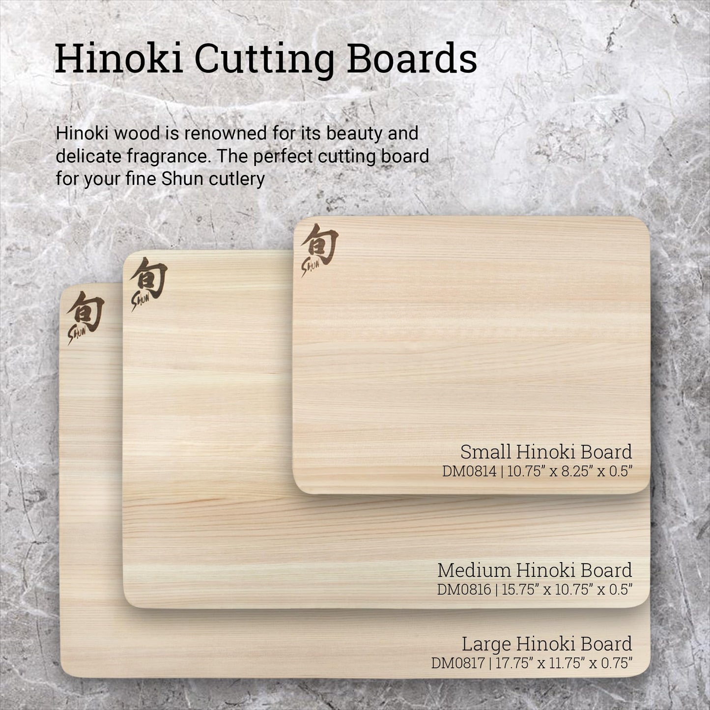 Shun Cutlery Small Hinoki Cutting Board, 10.75" x 8.25" Small Wooden Cutting Board for Kitchen, Medium-Soft Wood Preserves Knife Edges, Forest Stewardship Council Certified, Japanese Chopping Board