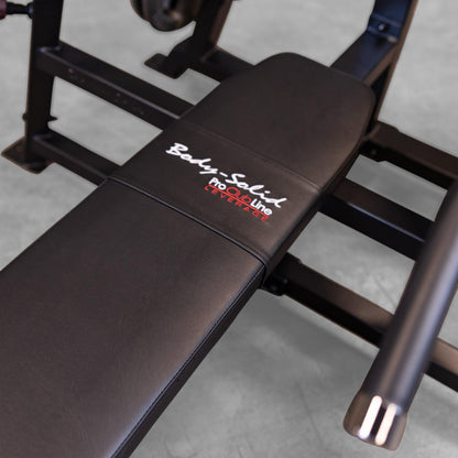 Body-Solid Pro ClubLine (LVBP) Adjustable Leverage Gym Bench - Converging Chest & Bench Press Machine with Sealed Bearings and Gas-Assisted Start Positions