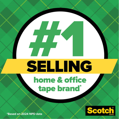 Scotch Magic Tape, Invisible, Home Office Supplies and Back to School Supplies for College and Classrooms, 6 Tape Rolls with Dispensers