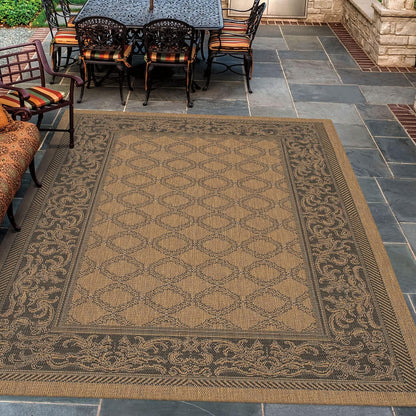 Couristan Recife Garden Lattice Indoor/Outdoor Area Rug, 3'9" x 5'5"