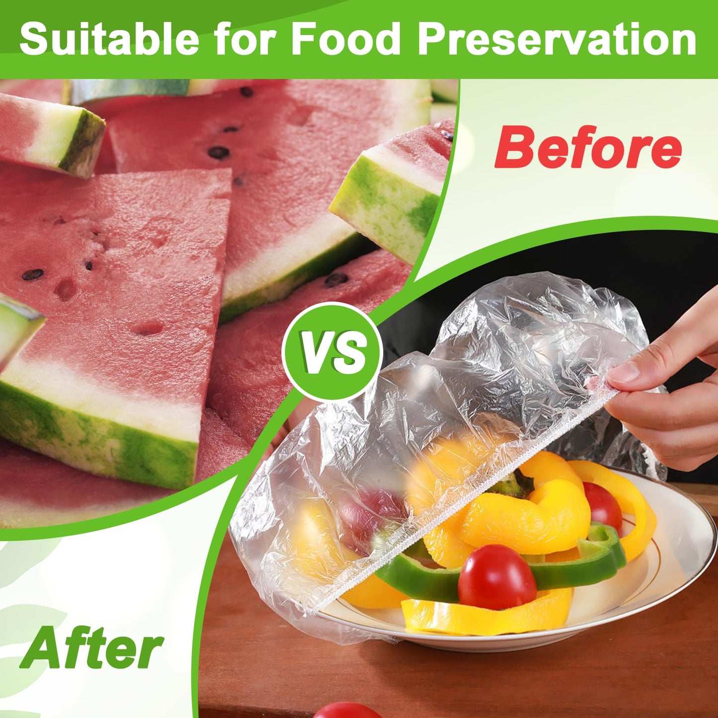 175Pcs 7 Colors Reusable Elastic Food Covers, Sublaga 7 Sizes Plastic Bowl Covers, Colorful Dish Plate Covers, Alternative to foil, Plastic Wrap, BPA Free